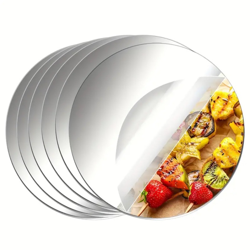 Conference Table Round - Confezione da 6 specchi rotondi in