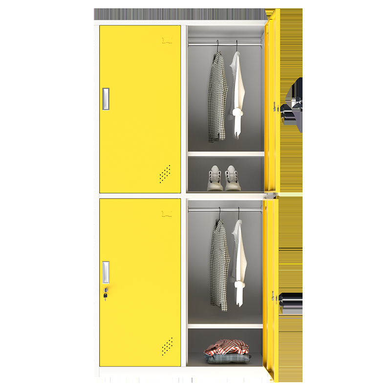 Office Furniture Home - Armadio Archivio in Acciaio a 4