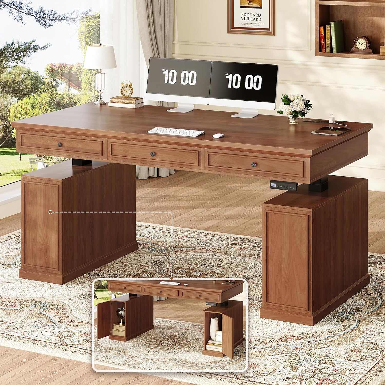 Office Furniture Custom - Scrivania Elettrica Regolabile in Altezza da