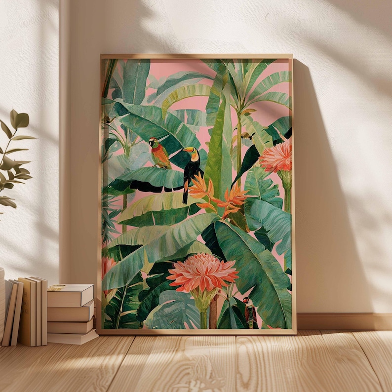 1 poster in tela tropicale ret - Office Furniture Home recensione e prezzo