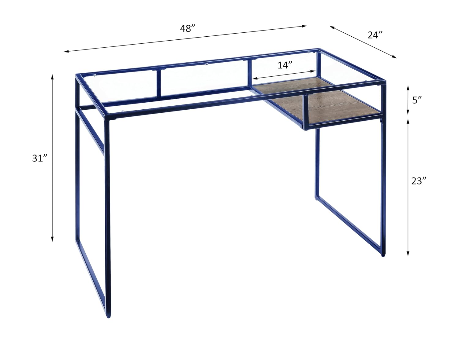 Scrivania in vetro con piano t - Office Furniture Custom recensione e prezzo