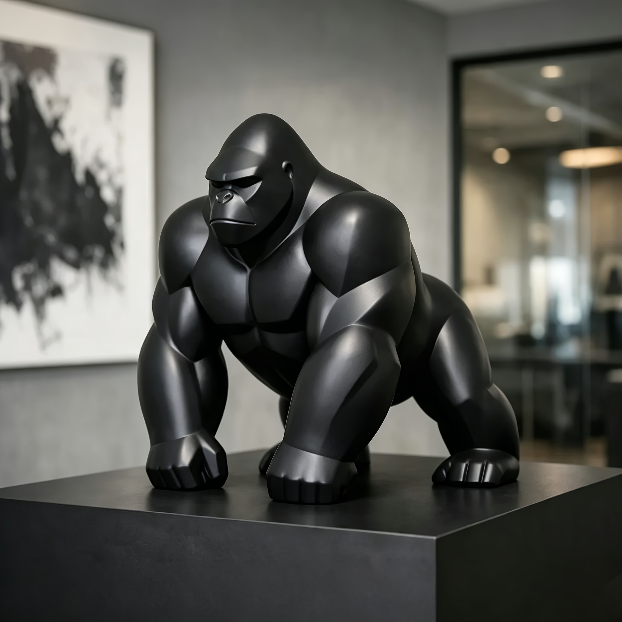 Statuetta di Gorilla Geometric - Office Furniture Suppliers recensione e prezzo